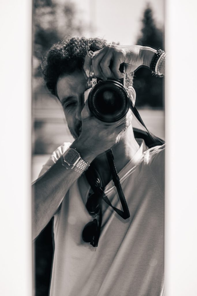 About & Philosophy vintage cinematic photography